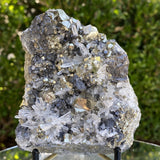 1.07kg 12x10x6cm Gold pyrite with Quartz Galena from Peru