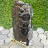 232.0g 8x3x3cm Shiny Black Hematite from Morocco