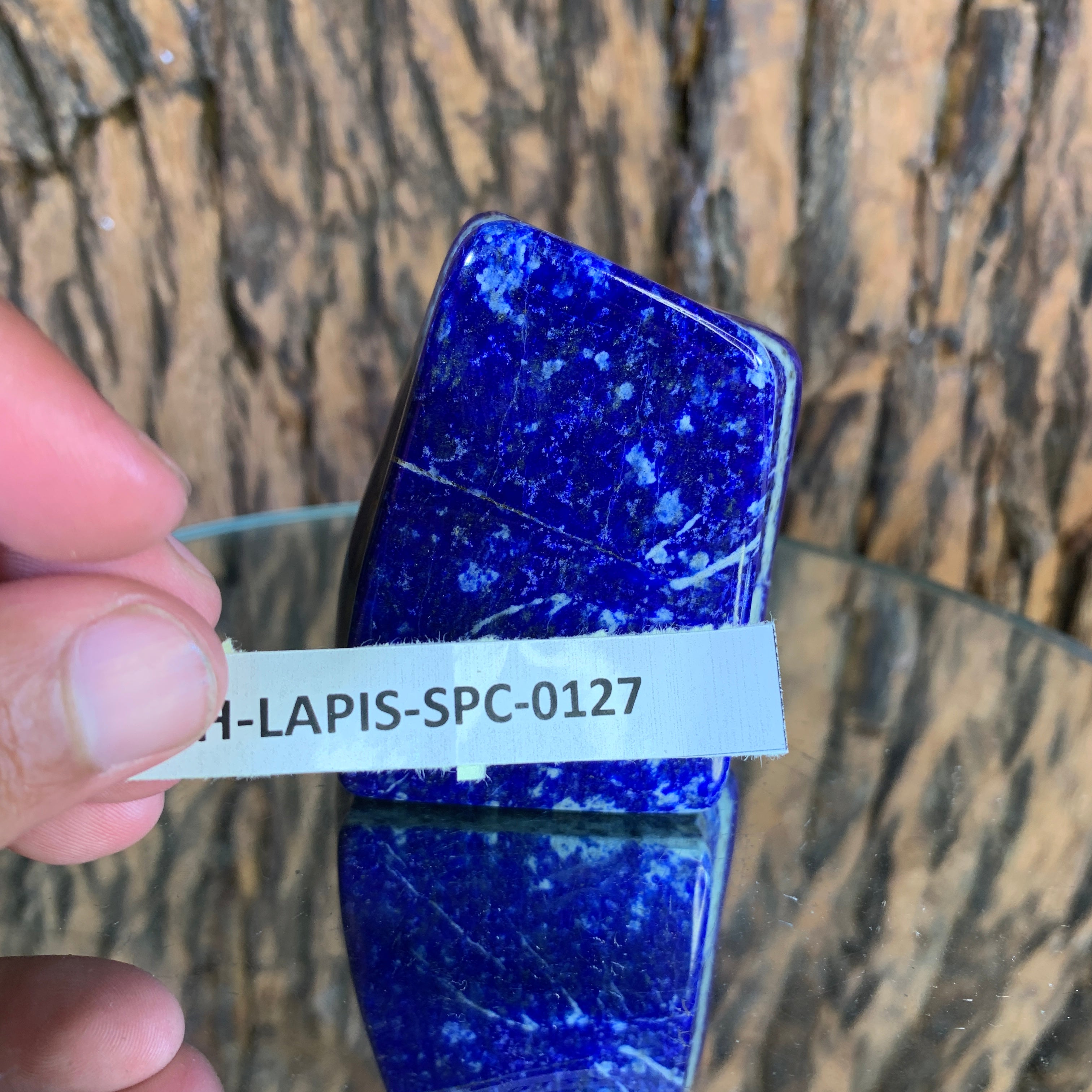 179.0g 6x5x2cm Dark Blue Lapis Lazuli Natural Shape from Afghanistan
