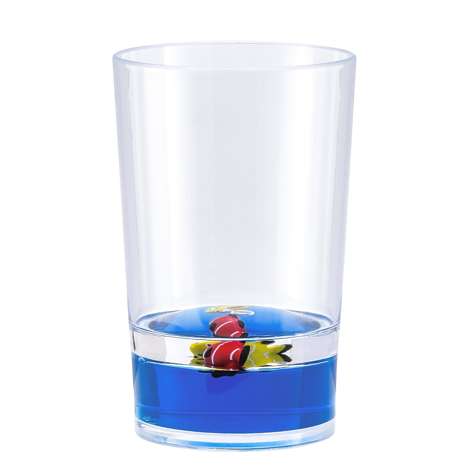clear plastic cups with fish hook inside Acrylic Liquid Motion Home Decor Fish Cup – Locco Decor