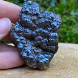 96.0g 7x5x2cm Black Botryoidal Hematite from Morocco