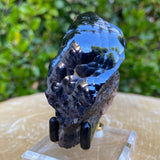 136.0g 8x4x4cm Black Botryoidal Hematite from Morocco