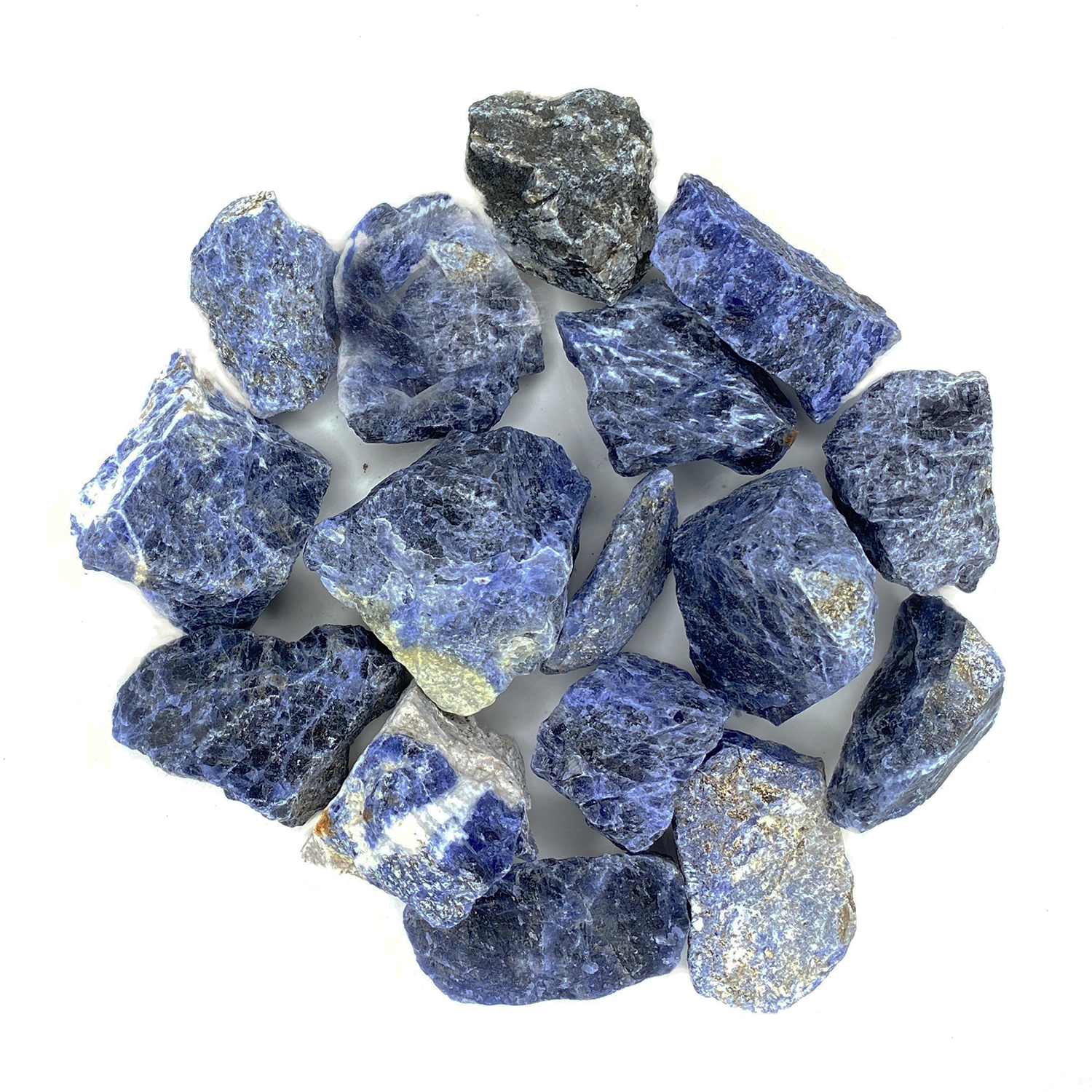 Bulk Rough Stone - Large - Blue Sodalite from Brazil