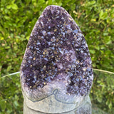1.718kg 14x12x10cm Grade A+ Big Smooth Crystal Purple Amethyst Geode from Uruguay