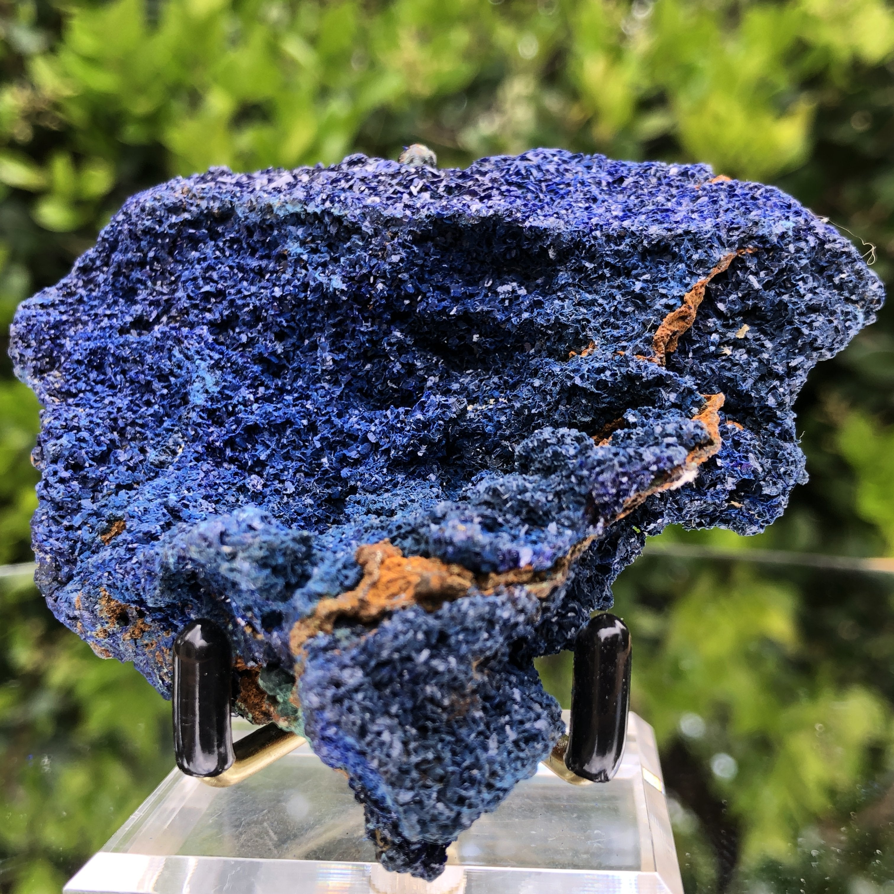 138g 8.5x8.3x3.9cm Blue Azurite from Sepon Mine, Laos - Locco Decor