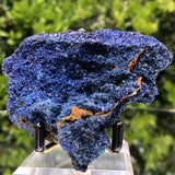 138g 8.5x8.3x3.9cm Blue Azurite from Sepon Mine, Laos