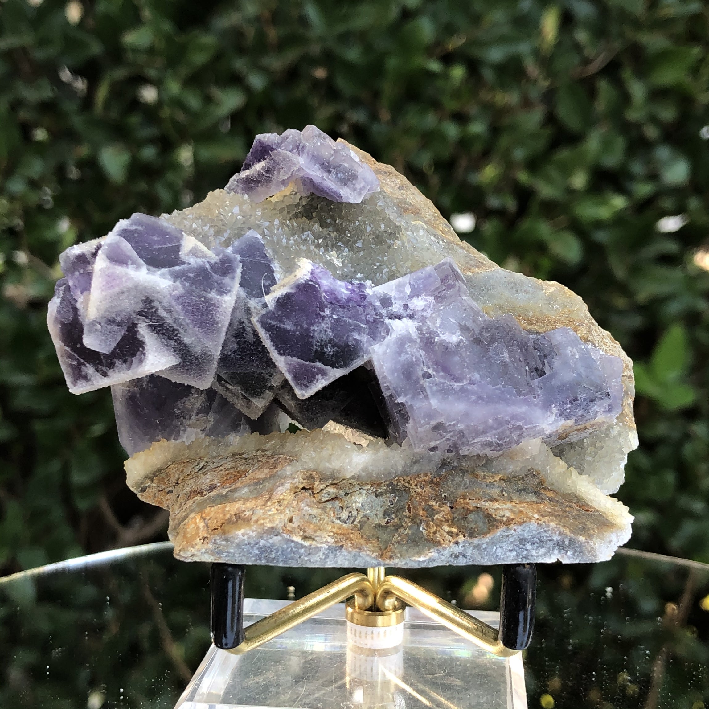194g 9x6x6cm Lavander Purple Fluorite  from China