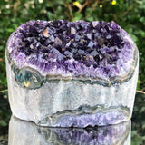 910g 11x8x8cm Purple Amethyst Geode from Uruguay