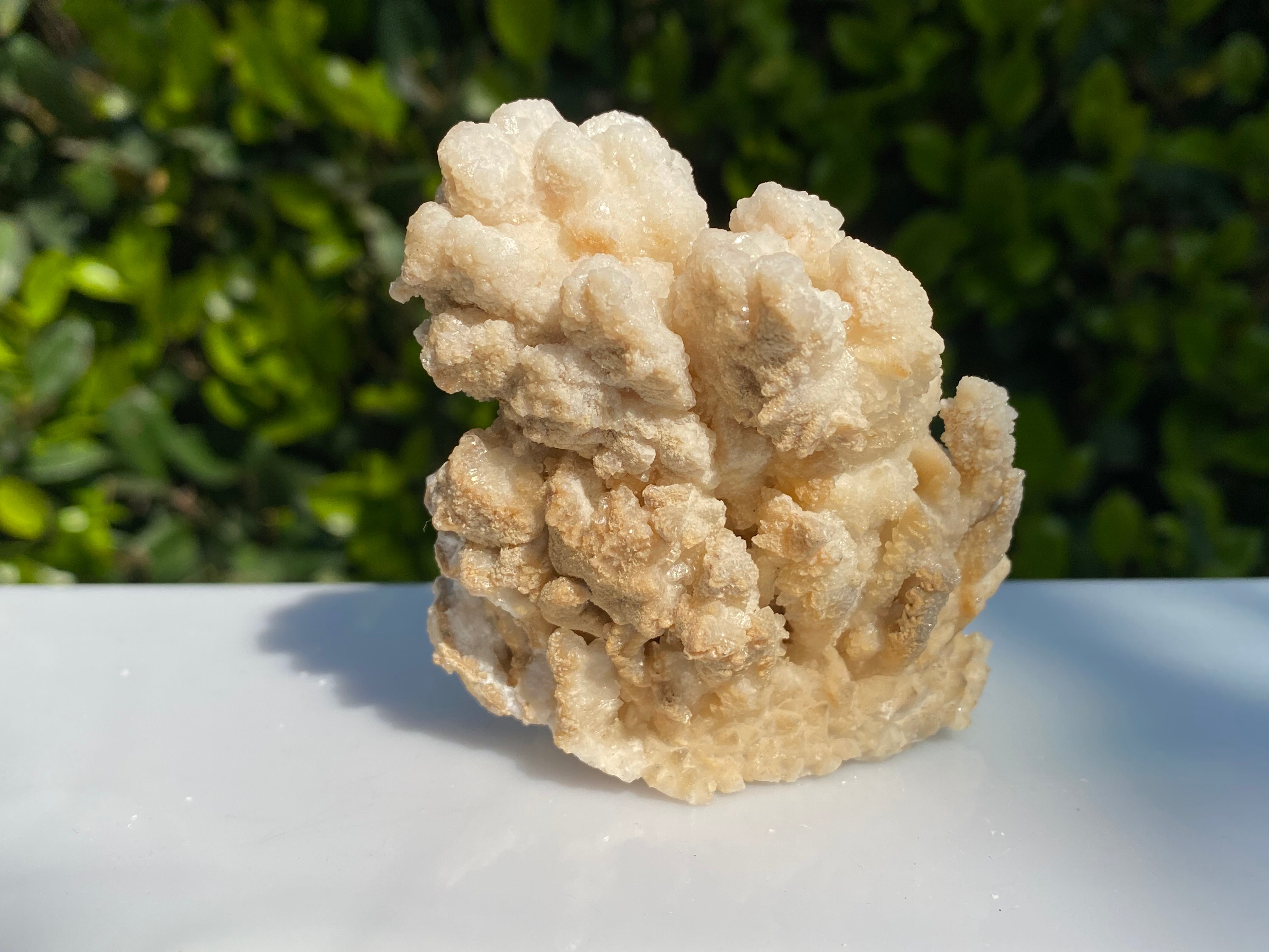 180g 8x7x5cm Orange Stalatite Stalagmite Calcite from United States