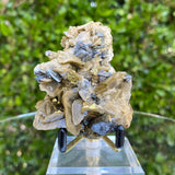 176g 7x6x4cm Brown Chalcopyrite with Gold Siderite from Guizhou,China