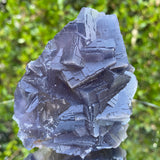 390g 9x7x5cm Cubic Purple Fluorite from Balochistan, Pakistan