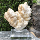 162g 4x7x8cm White Stalactite Stalagmite Calcite from Morocco