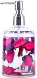 Acrylic Liquid Motion Home Decor Flower Soap Dispenser