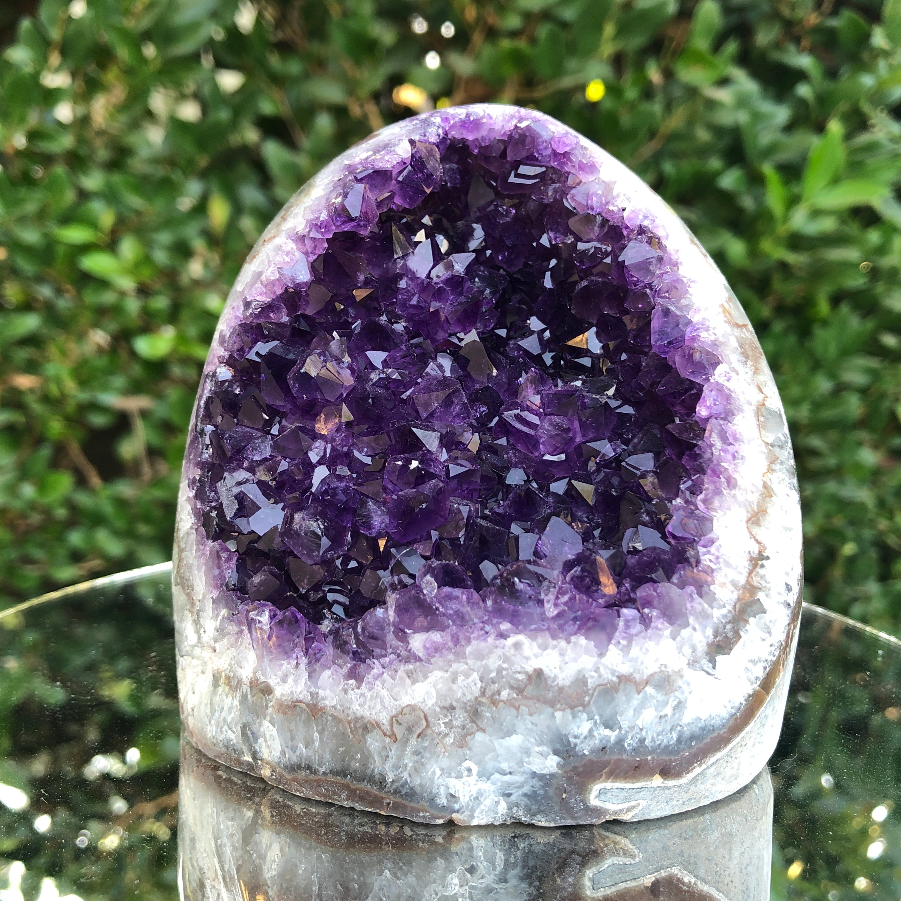 1.02kg 10x8x11cm Purple Amethyst Geode from Uruguay