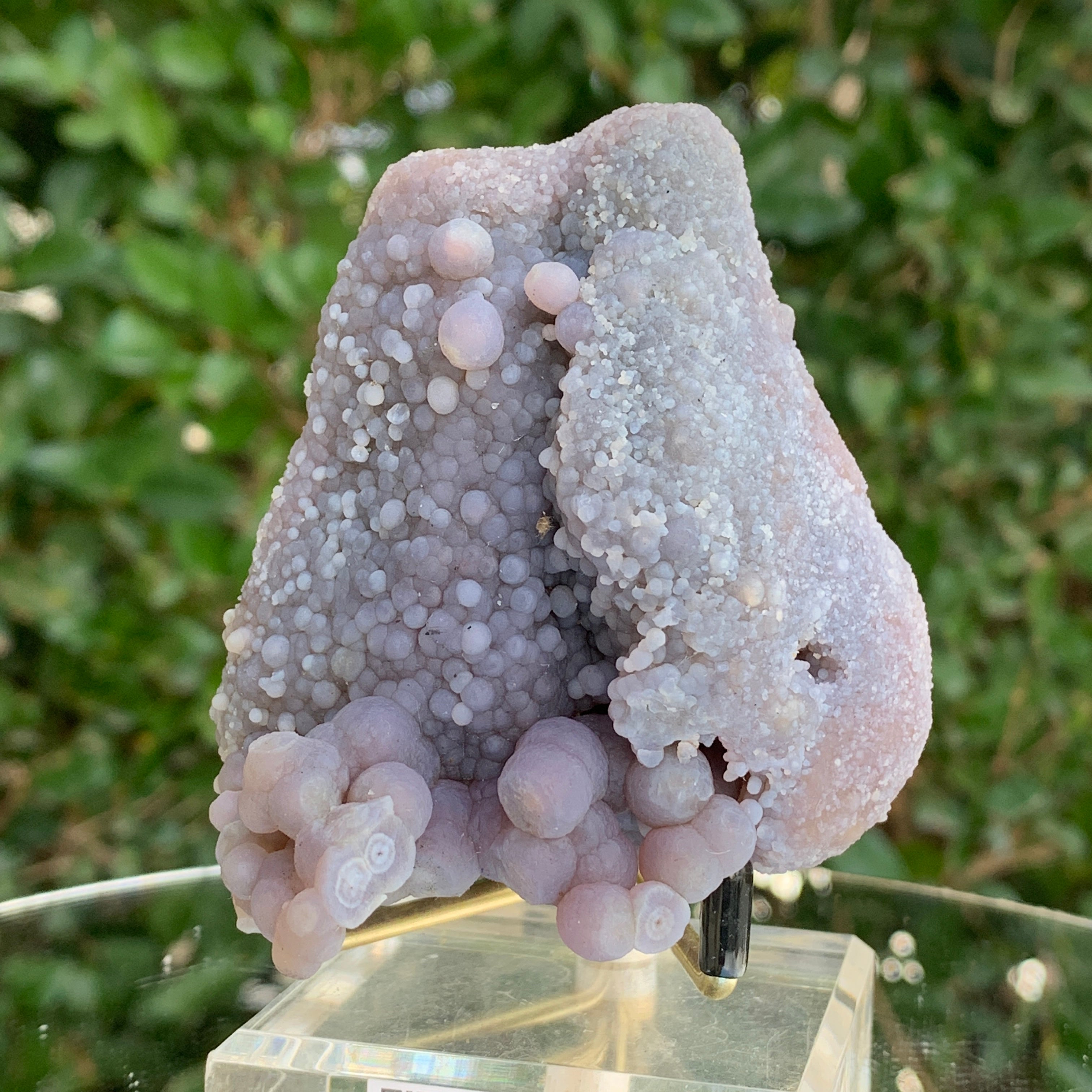 312g 7x6.5x6cm Purple Grape Agate Chalcedony from Indonesia