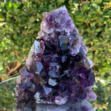 1.14kg 13x11x9cm Purple Amethyst Cluster Cut Base Grade A from Uruguay