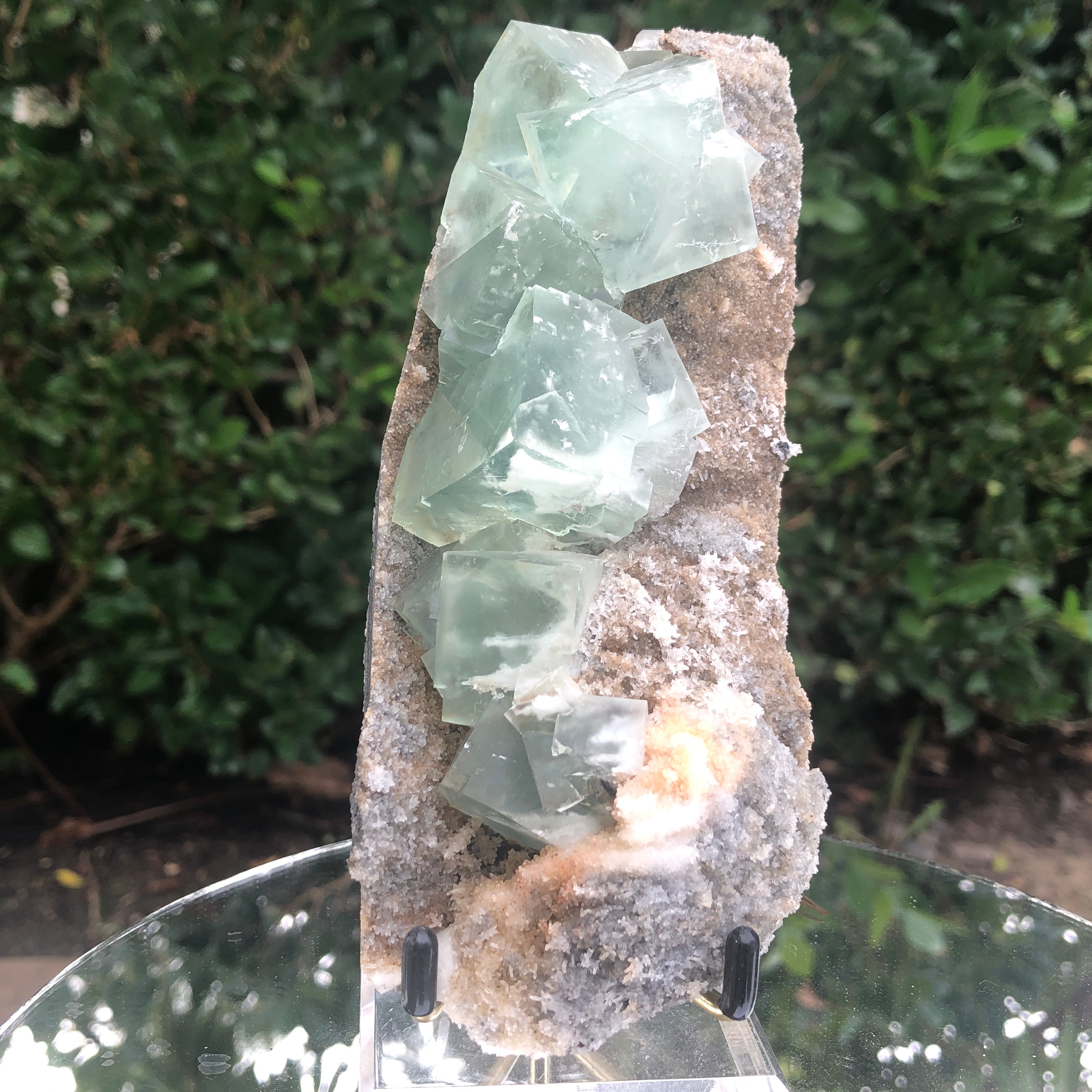 498g 16x7x5cm Green Fluorite Translucent from China