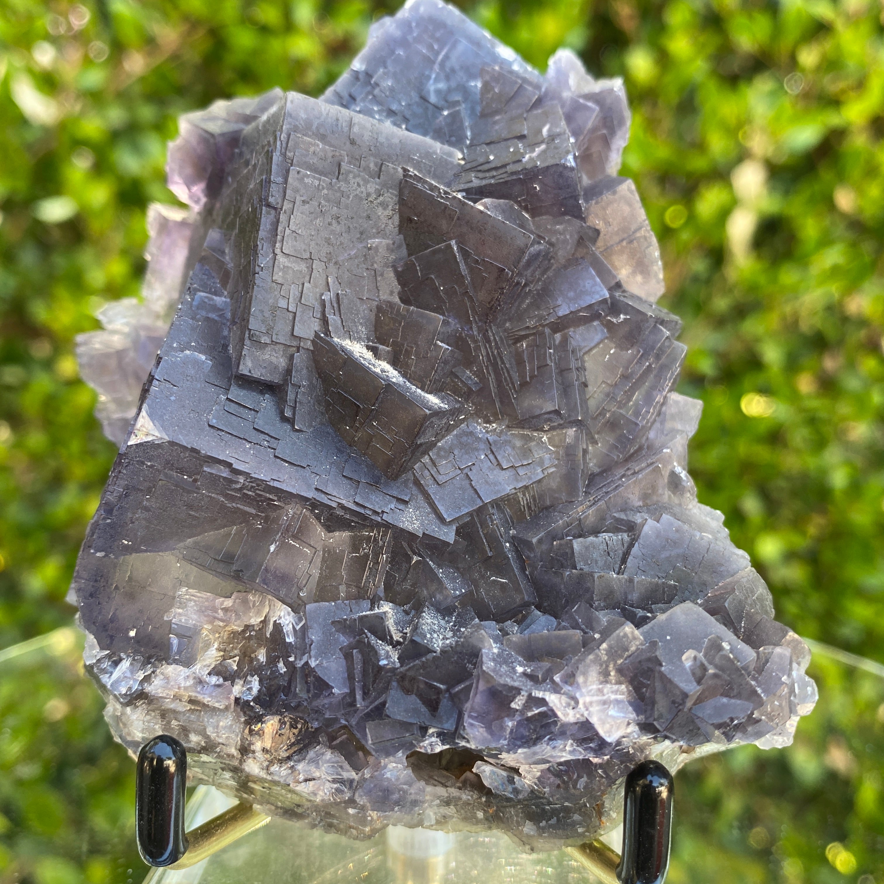 346g 10x8x4cm Matrix Purple Fluorite from Balochistan, Pakistan