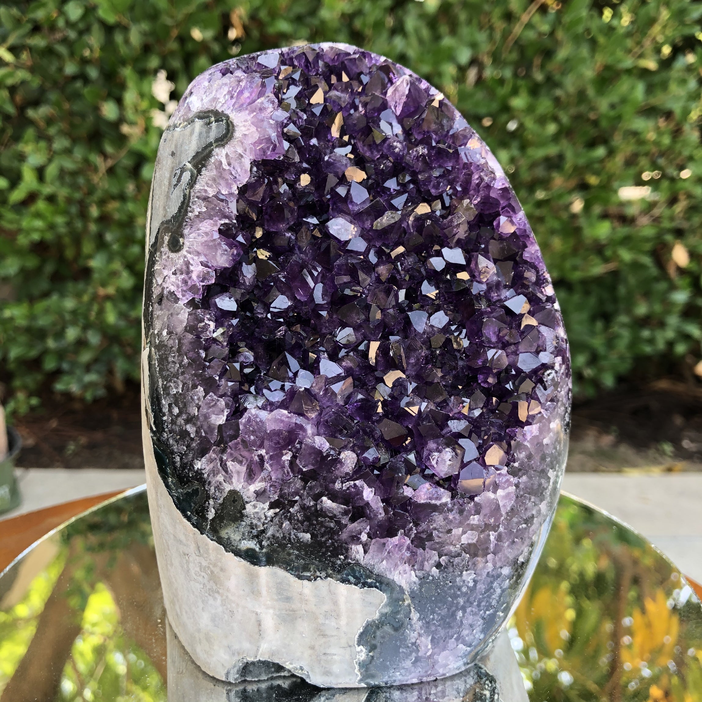 2.24kg 15x11x9cm Purple Amethyst Geode from Uruguay