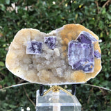 258g 11x7x3cm Lavander Purple Fluorite  from China