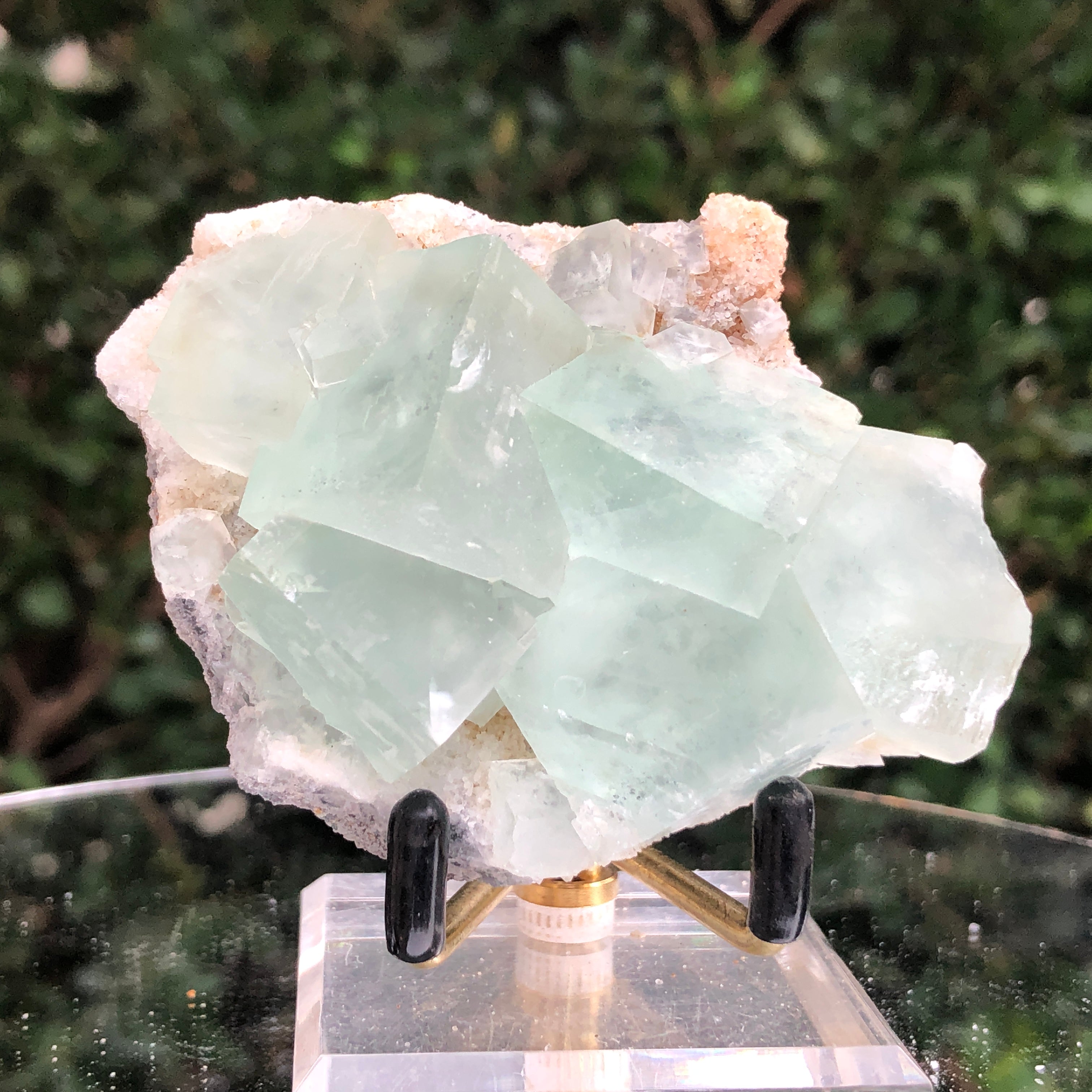158g 8x6x5cm Green Fluorite Translucent from China