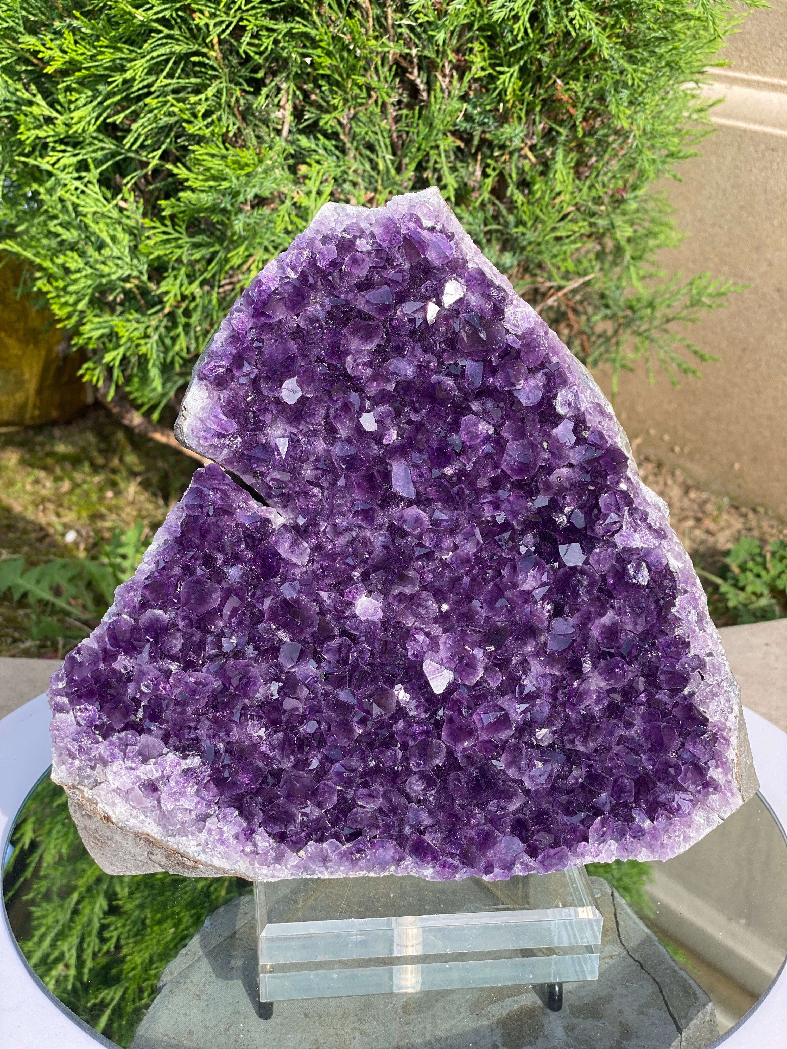 3.008kg 21x20x10cm Purple Amethyst from Uruguay