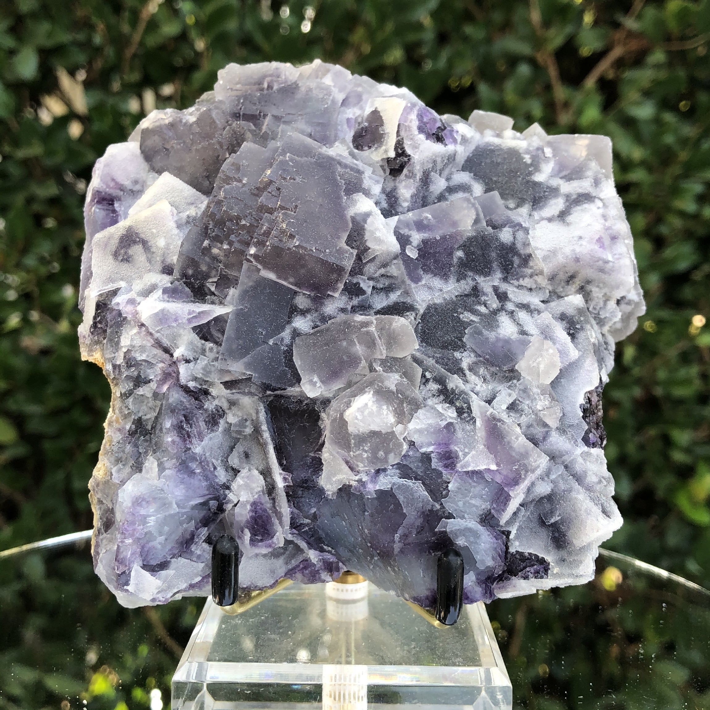 846g 12x12x5cm Lavander Purple Fluorite  from China
