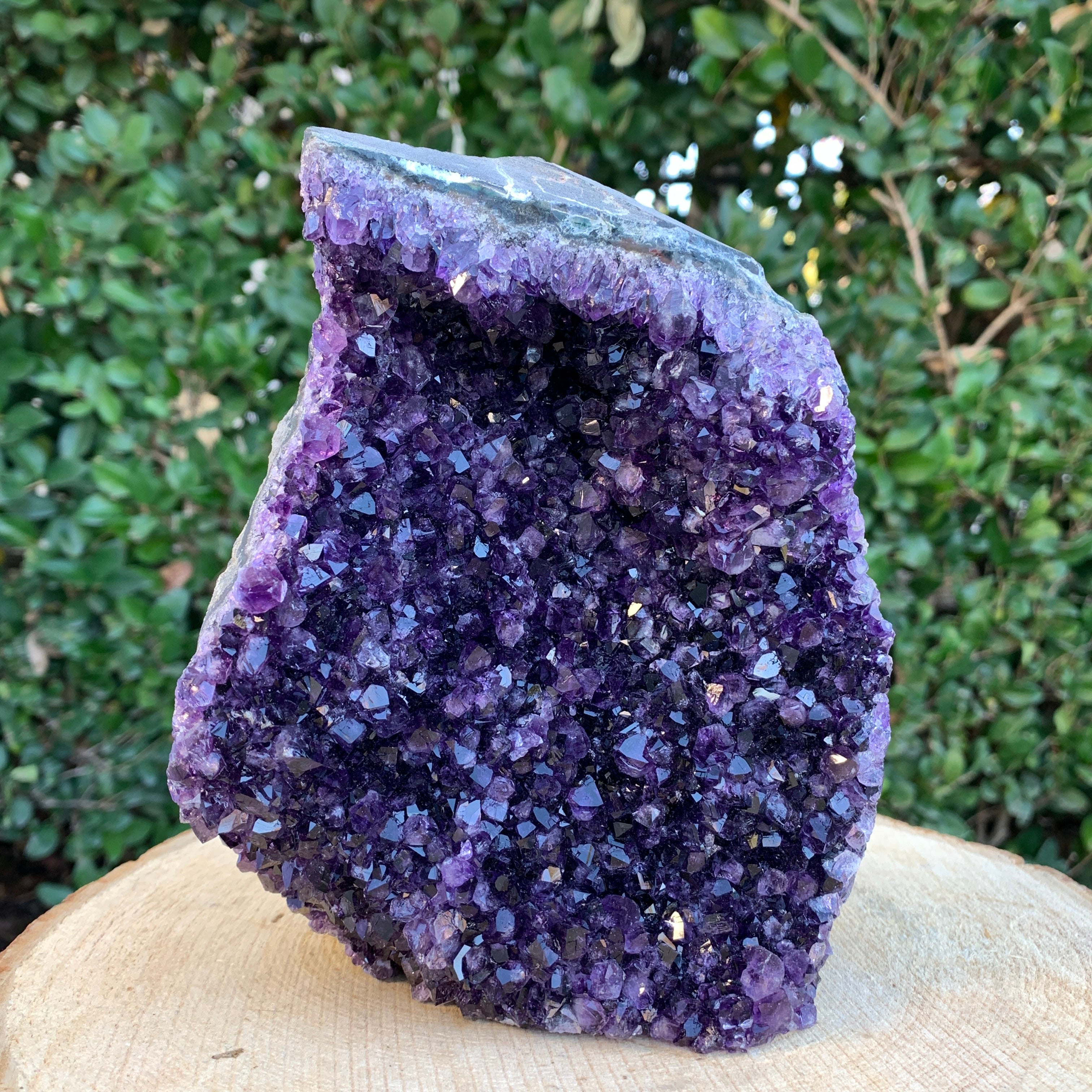 1.85kg 18x13x8cm Purple Amethyst Cluster Cutbase Grade Extra from Uruguay