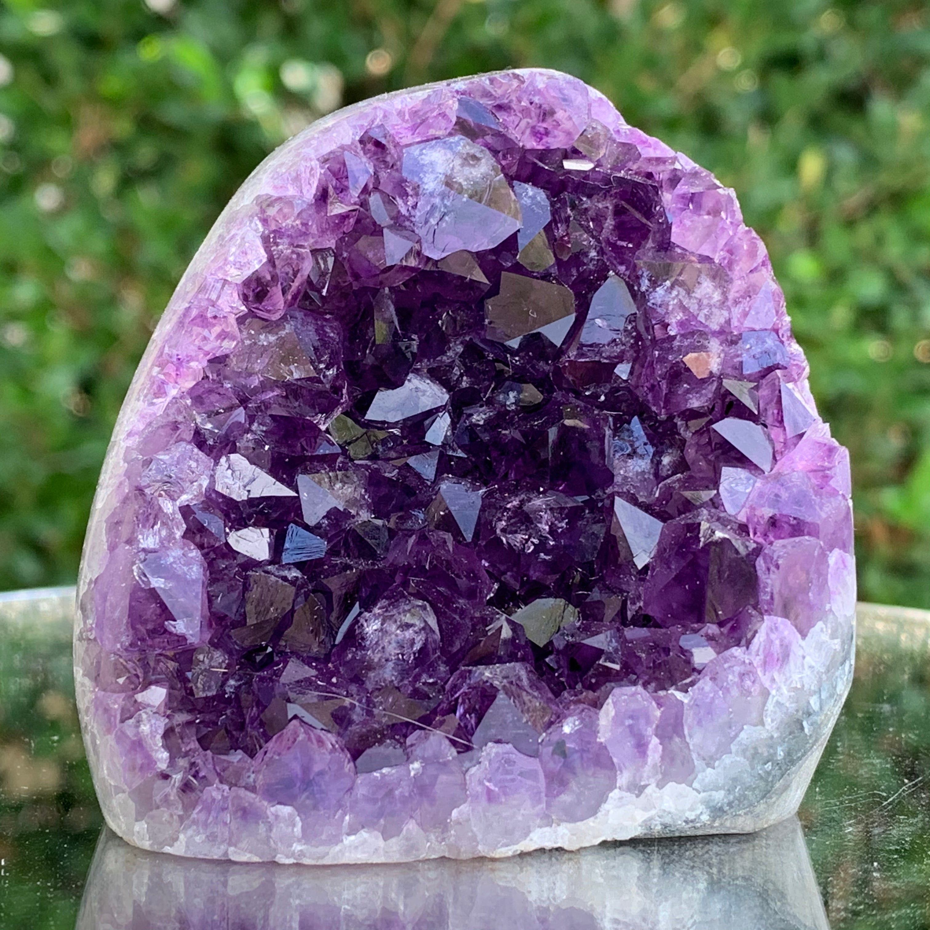 264.3g 7x5x7cm Purple Amethyst Geode from Uruguay
