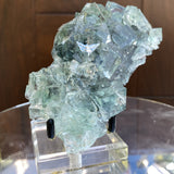 404g 13x7x6cm Glass Green Clear Transparent Fluorite from China