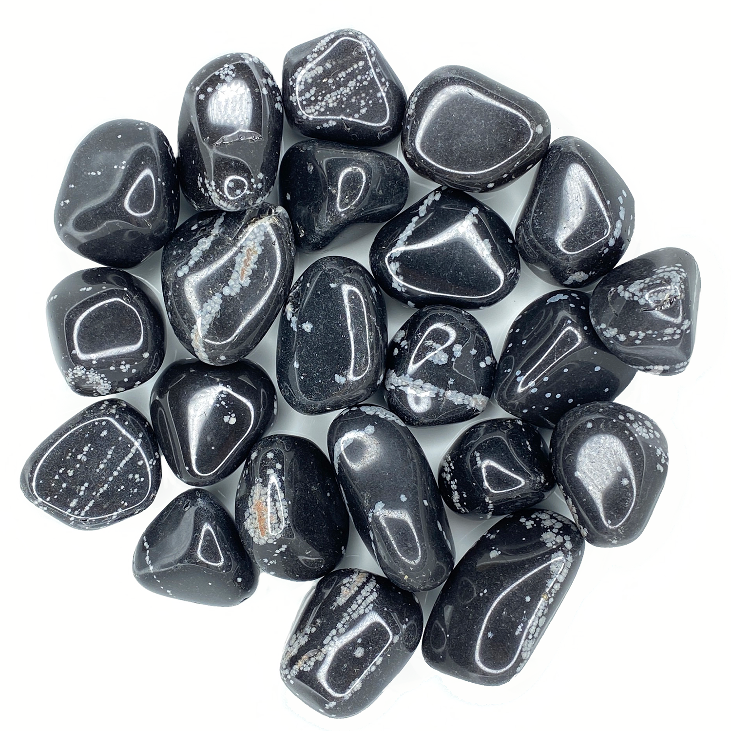 Bulk Tumbled Stone - Large - Black Obsidian from South Africa