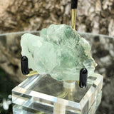 74g 6x4x3cm Glass Green and Clear Fluorite from Xianghualing,Hunan,CHINA