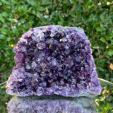 794g 11x9x7cm Purple Amethyst Cluster Cutbase Grade A from Uruguay