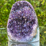 628g 10x8x6cm Grade A+ Big Smooth Crystal Purple Amethyst Geode from Uruguay