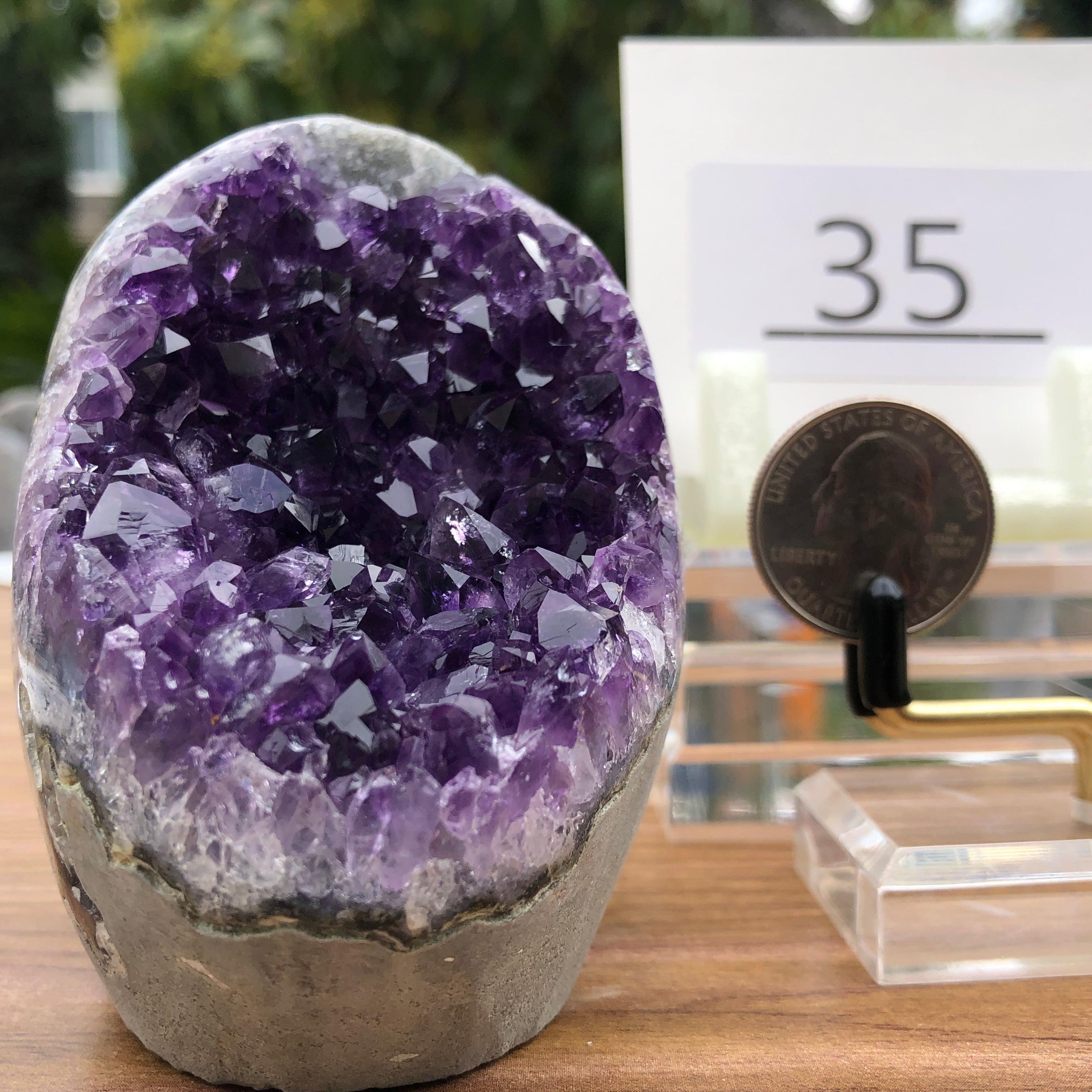 Purple Amethyst Geode  from Uruguay