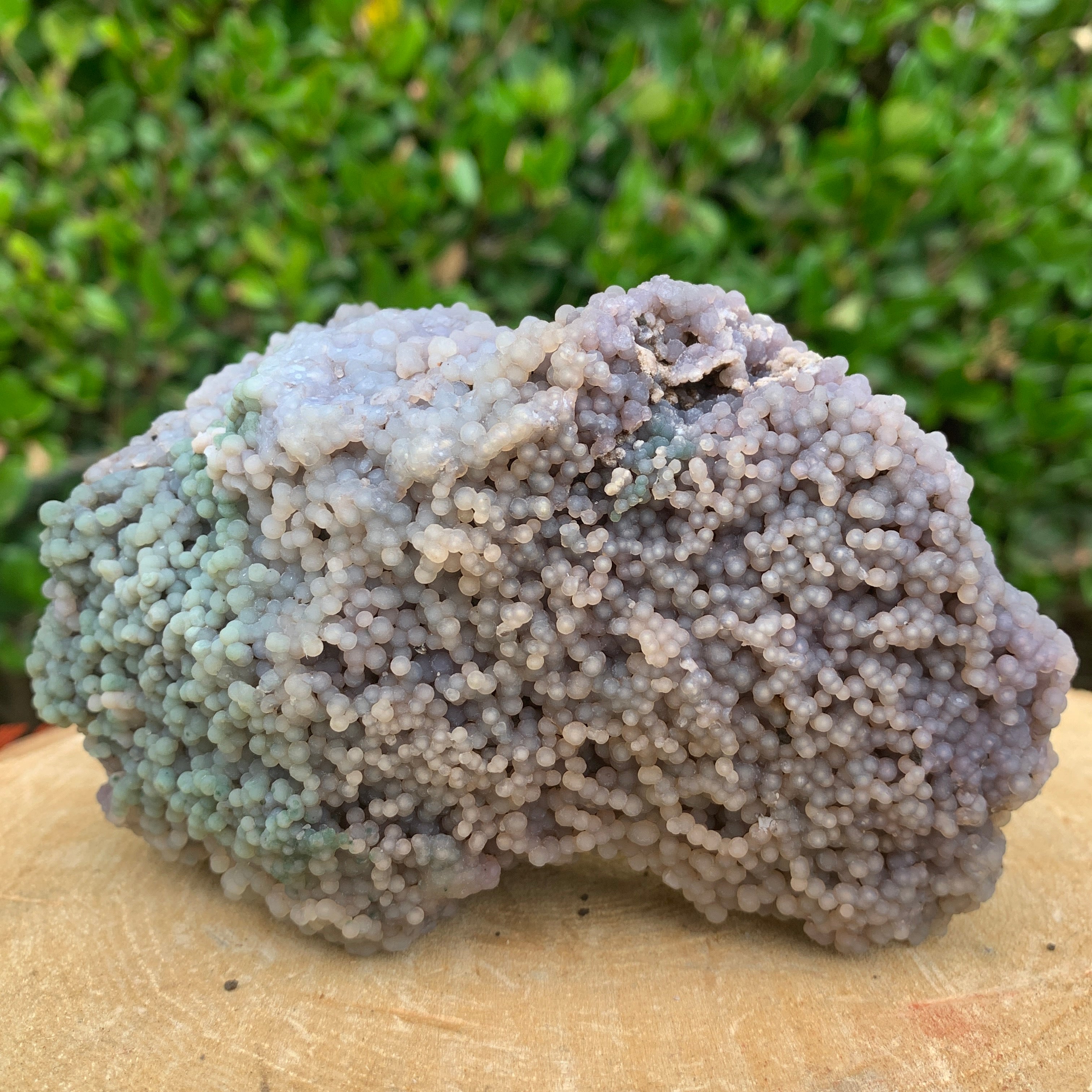 684.0g 13x8x6cm Purple Grape Agate Chalcedony from Indonesia