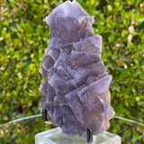 496g 13x10x6cm Perfect Cubic Matrix Purple Fluorite from Balochistan, Pakistan