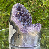 1.056kg 11x10x9cm Grade A+ Big Smooth Crystal Purple Amethyst Geode from Uruguay - Locco Decor