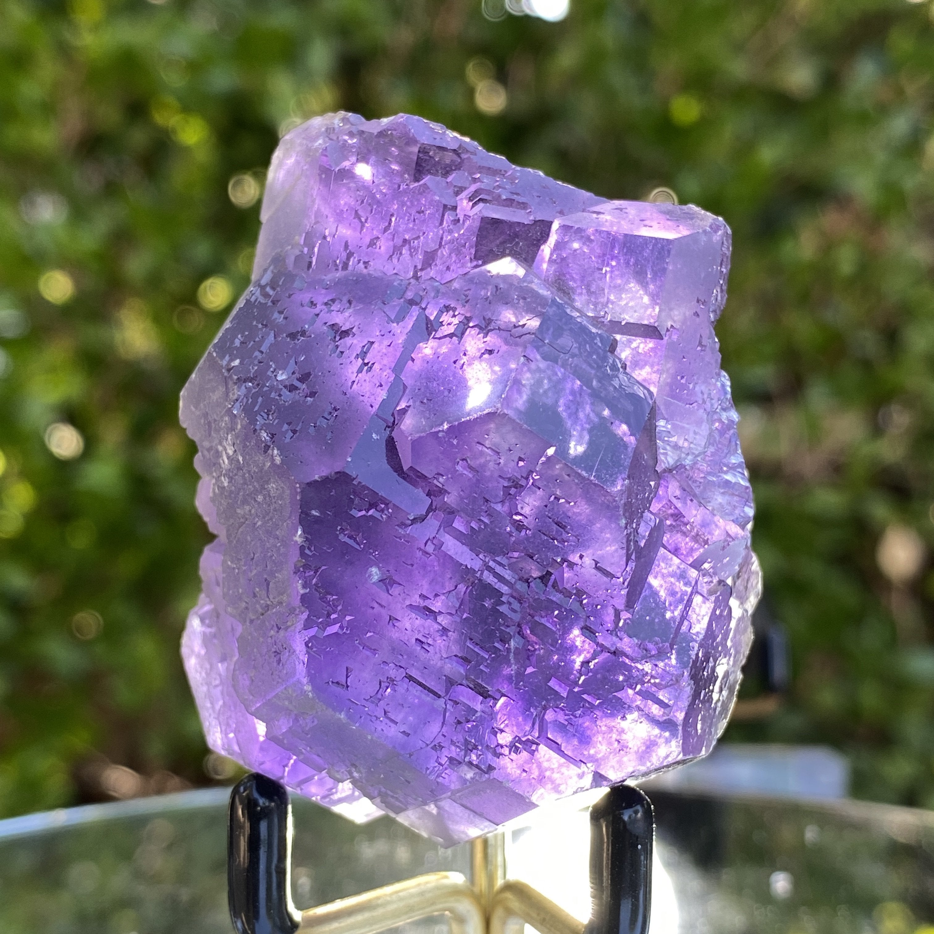 140g 6x5x5cm Purple Tanzanite Fluorite from China - Locco Decor