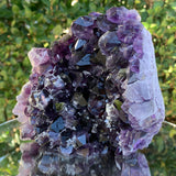 1.22kg 11x11x10cm Purple Amethyst Cluster Cut Base Grade A from Uruguay