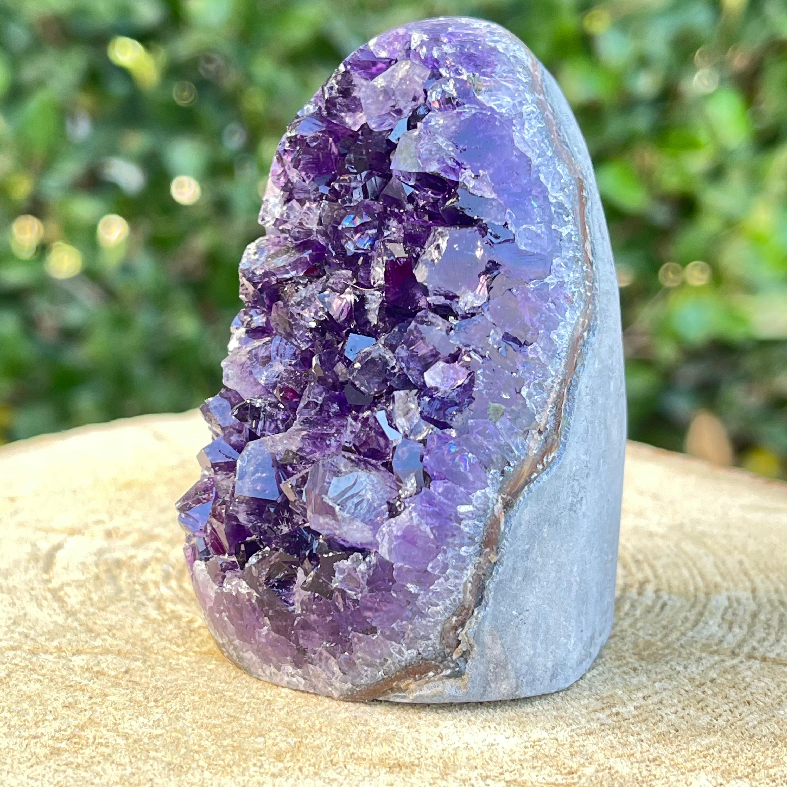 232g 7x5x4cm Purple Amethyst Geode Grade A from Uruguay