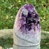 358.4g 6x5x8cm Purple Amethyst Geode from Uruguay