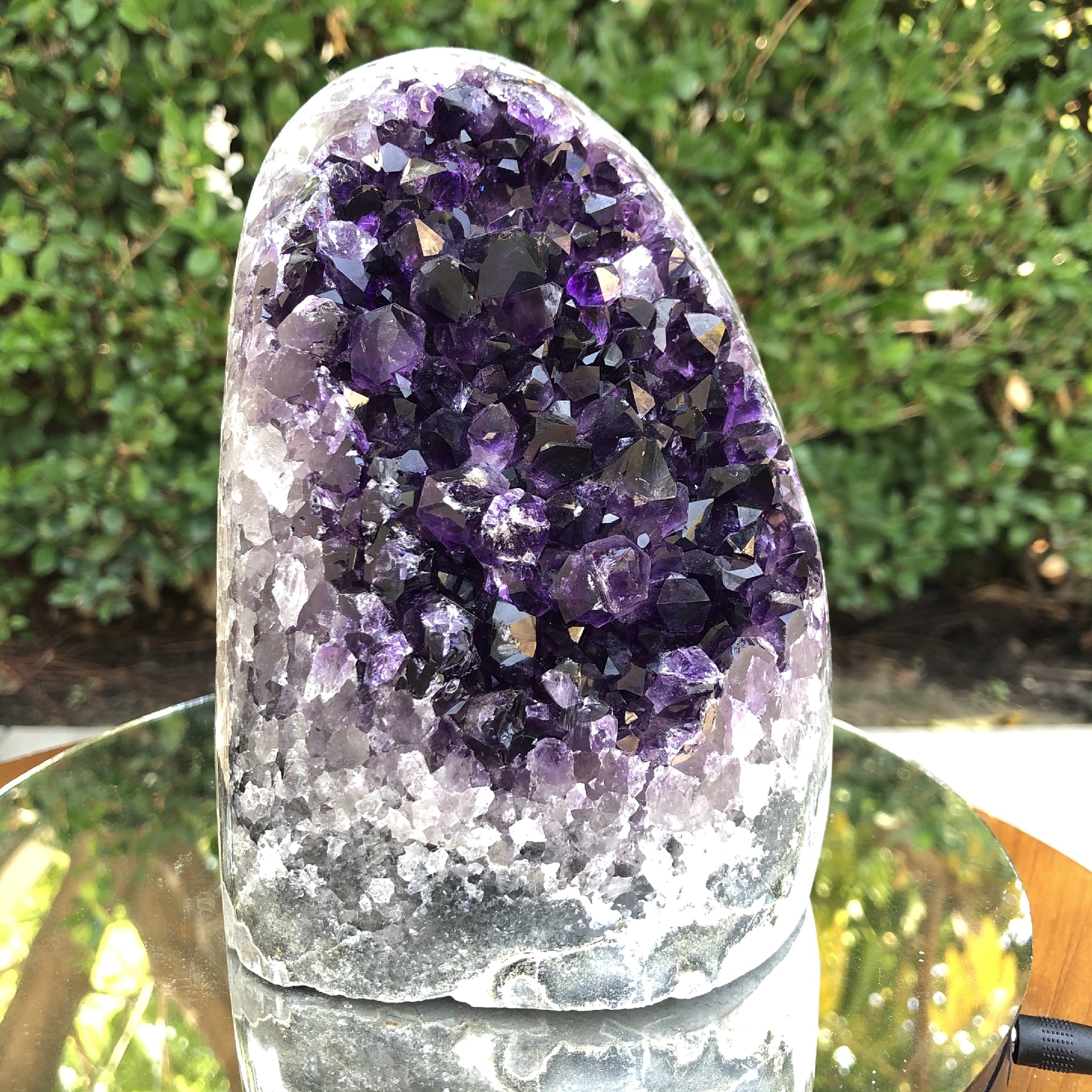 2.44kg 15x11x11cm Purple Amethyst Geode from Uruguay