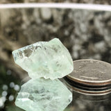 10g 2x2x2cm Glass Green and Clear Fluorite from Xianghualing,Hunan,CHINA - Locco Decor
