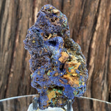 194g 10x6x5cm Blue Shiny Azurite from Laos - Locco Decor