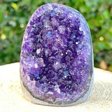 348g 7x5x5cm Purple Amethyst Geode Grade A from Uruguay