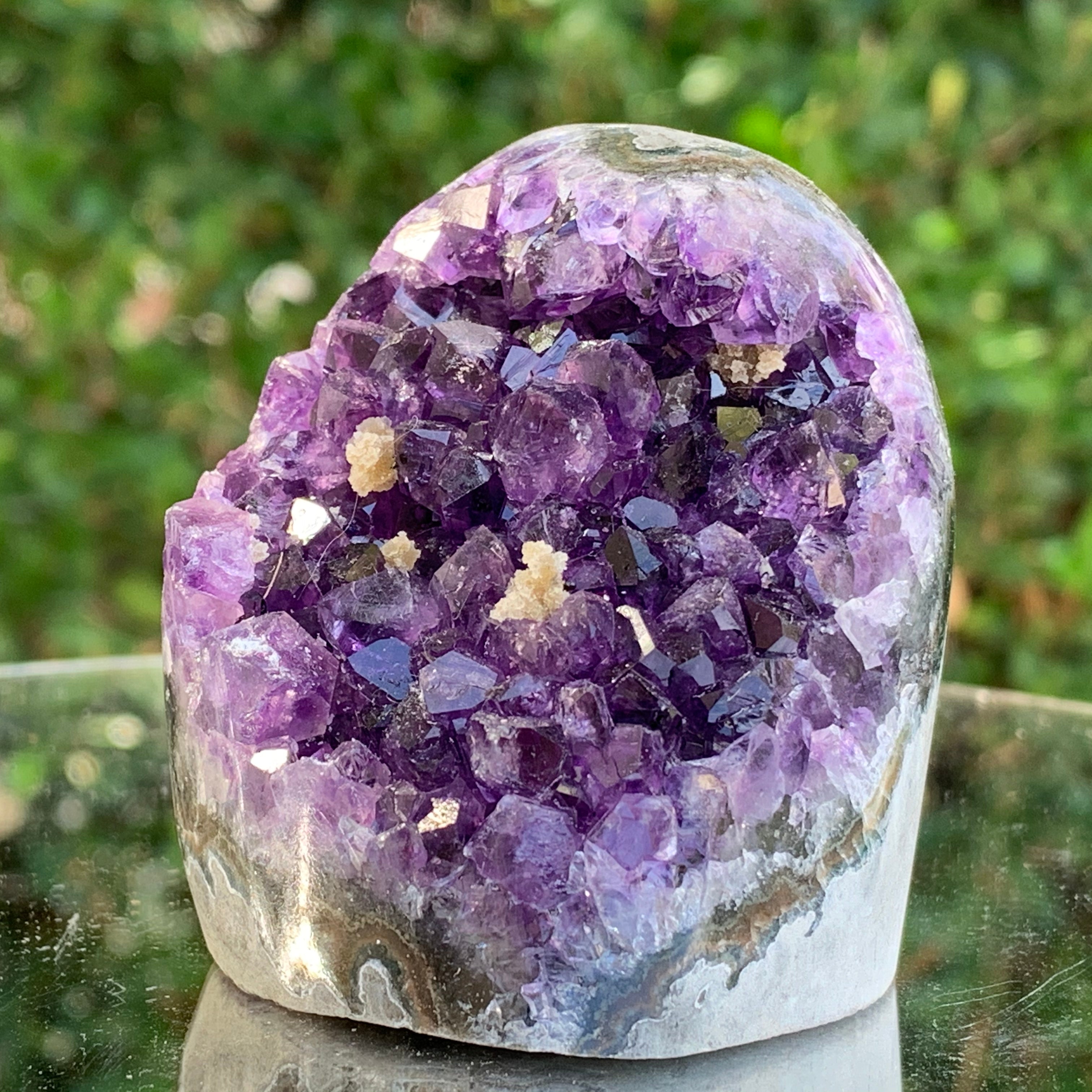 205.3g 5x6x6cm Purple Amethyst Geode from Uruguay