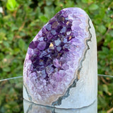 416g 7x7x8cm Purple Amethyst Geode from Uruguay