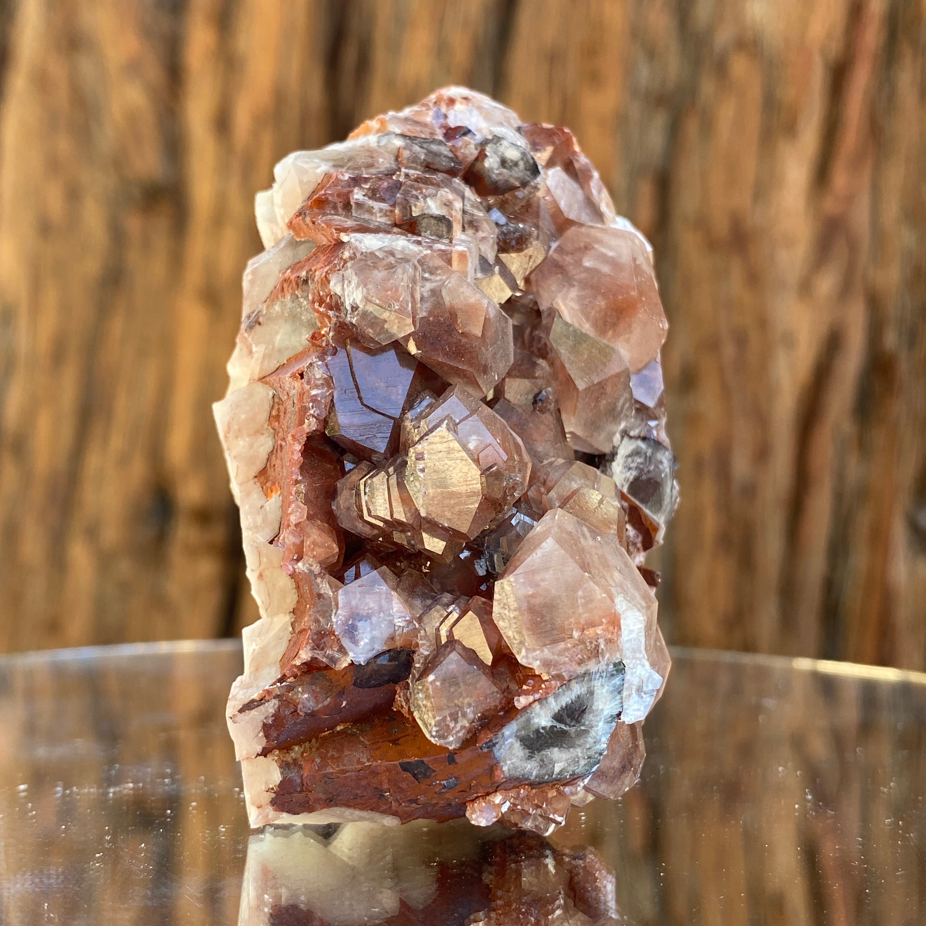 200g 8x6x5cm Brown Leiping Calcite from China