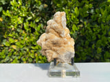 220g 9x7x5cm Orange Stalatite Stalagmite Calcite from United States